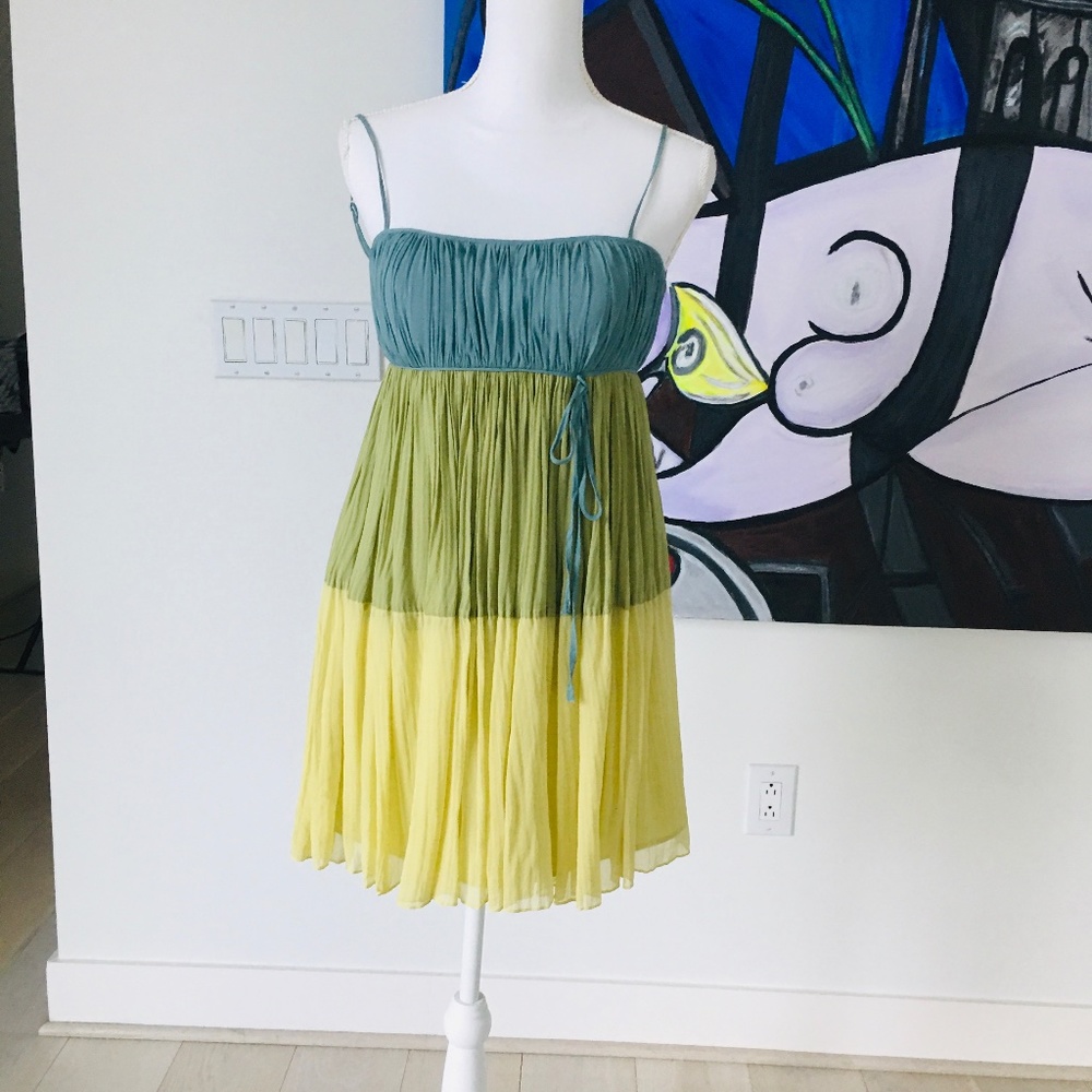 MAXANDCLEO PARTY CORSET SILK DRESS SIZE 2